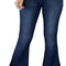 Bell Bottom Jeans for Women Ripped High Waisted Classic Flared Pants